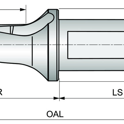 Wendeplattenbohrer 802D-18-36-S25, Ø 18 mm, 2xD, mit Innenkühlung – PRAMET