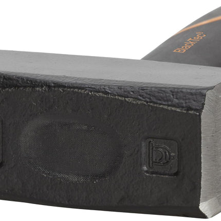 PICARD Fäustel BlackTec 1000g mit 3K-Kunststoff-Stiel, DIN 6475 – 1000 g, Bahn geschliffen, Kanten sauber gebrochen