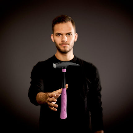 Picard Latthammer Pink Edition Nr. 626M, DIN 7239, Kopfgewicht 600 g, mit Magnet, Stahlrohrstiel, 320 mm