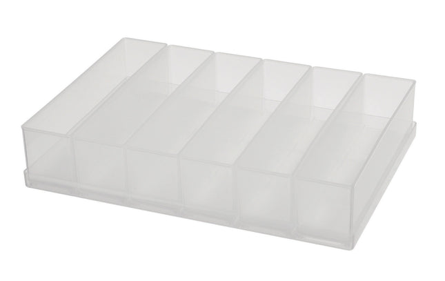 raaco Einteilungsset A 9-3, 6-teilig, B39 x T163 x H47 mm, transparent