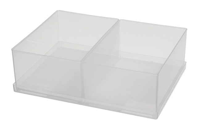 RAACO Einteilungsset BA 7-2, 2-teilig, transparent, 79x218x69 mm