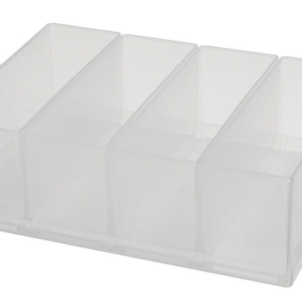 RAACO Einteilungsset BA 8-2, 4-teilig, B55 x T157 x H69 mm, transparent