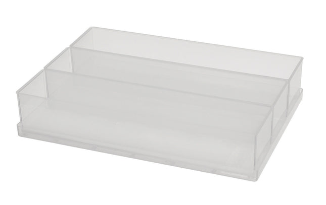 RAACO Einteilungsset A 8-3, 3-teilig, B55 x T235 x H47 mm, transparent