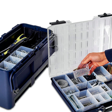 raaco Einteilungsset A 9-3, 6-teilig, B39 x T163 x H47 mm, transparent