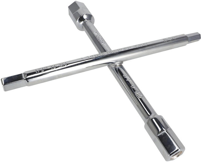 Sanitärkreuzschlüssel 220 x 220 mm 10-Fach-Funktion ROTHENBERGER – Länge 300 mm, Breite 240 mm, Höhe 40 mm