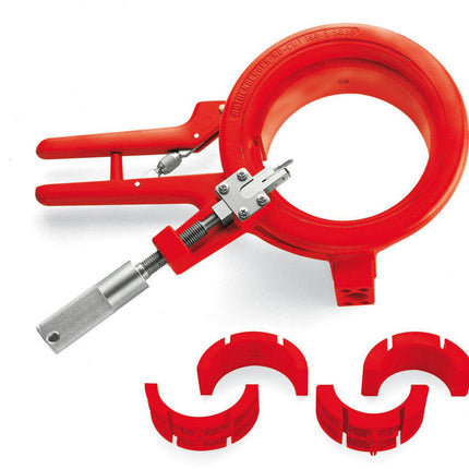 ROCUT 160 Set – Abstech-/Anfas-Systemwerkzeug für Kunststoffrohre – ROTHENBERGER