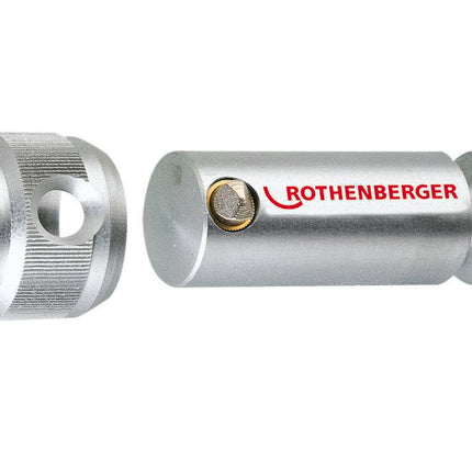 Ventileinschraubwerkzeug RO-QUICK Set ROTHENBERGER – unten und oben einsetzbar, Halter mit Quergriff