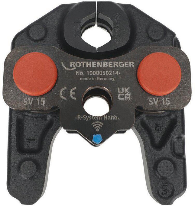 Pressbacke ROMAX NANO iJAW 32 kN NW 15 mm Typ SV aus Spezialstahl – ROTHENBERGER