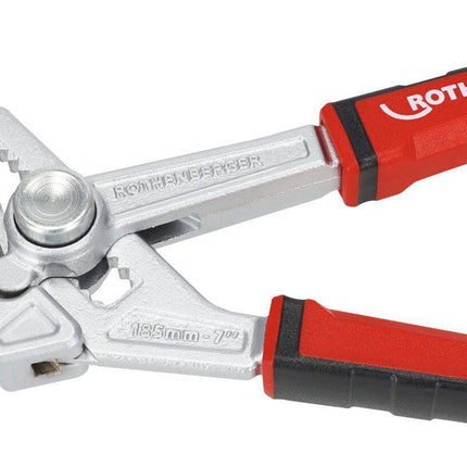 Zangenschlüssel – ROFAST von ROTHENBERGER – 185 mm, Spannweite 0–40 mm, 2K-Griff