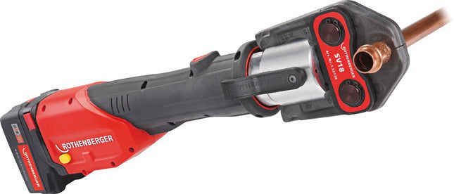 Rothenberger – ROMAX 4000 Basic Set CAS Akkupressmaschine – 18 V, ohne Akku und Ladegerät