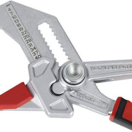 Zangenschlüssel – ROFAST von ROTHENBERGER – 185 mm, Spannweite 0–40 mm, 2K-Griff