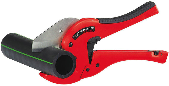 ROCUT TC 50 Professional Kunststoffschere für PP/PE/PB/PEX/PVDF-Rohre, 0–50 mm – ROTHENBERGER