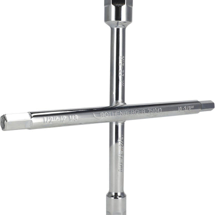 ROTHENBERGER Sanitärkreuzschlüssel 220x220 mm – 10-Fach-Funktion – für verschiedene Sanitärarbeiten