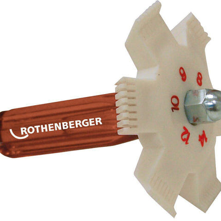 Lamellenkamm 150 x 100 x 40 mm – für Lamellenabstände 8, 9, 10, 12, 14 und 15 Lamellen pro Zoll – ROTHENBERGER
