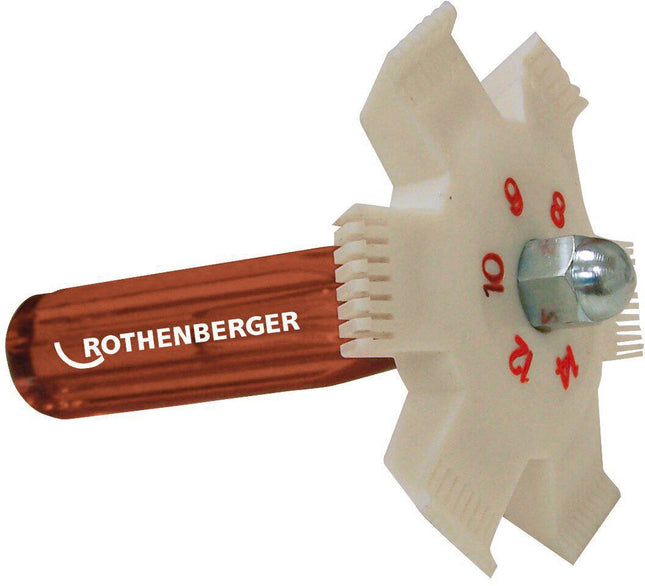 Lamellenkamm 150 x 100 x 40 mm – für Lamellenabstände 8, 9, 10, 12, 14 und 15 Lamellen pro Zoll – ROTHENBERGER