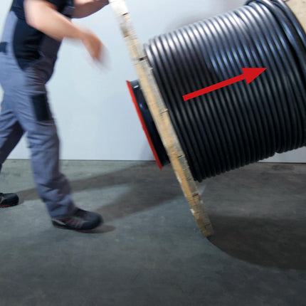 RUNPOTEC Kabelabroller XB 500 T Ø 500 mm, Tragfähigkeit 800 kg