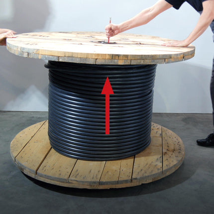 RUNPOTEC Kabelabroller XB 500 T Ø 500 mm, Tragfähigkeit 800 kg