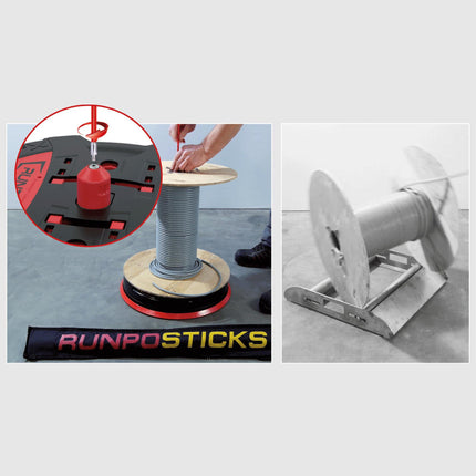 RUNPOTEC Kabelabroller XB 500 T Ø 500 mm, Tragfähigkeit 800 kg