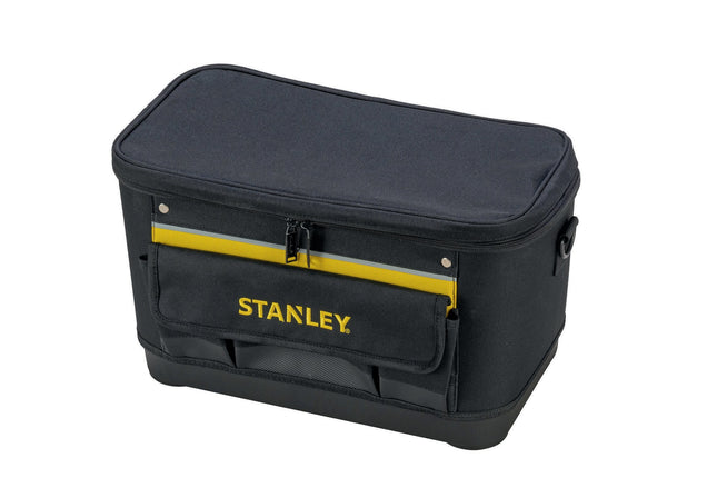 STANLEY Werkzeugtasche 1-96-193 – Nylon, 447x262x251 mm, schwarz – Verstellbarer Schultergurt für komfortablen Transport