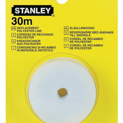 Ersatzschnur 30 m mit Haken und Spule – für Schlagschnurautomaten – STANLEY