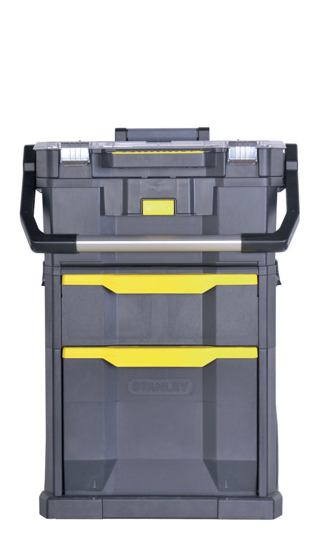 Rollende Werkstatt B560xT382xH764mm aus robustem Kunststoff – STANLEY
