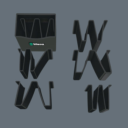 Wera 2go 4 Werkzeugköcher, leer, Textil, B165 x T105 x H165 mm