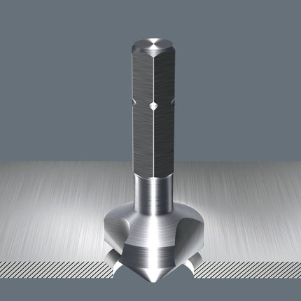 Wera – Kegelsenkerbit-Satz 846/8 8-teilig, Größe 6,3-20,5 mm, 90, HSS, Kunststoffbox