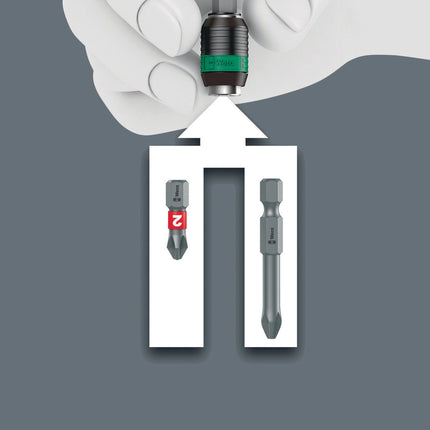 Wera – Kegelsenkerbit-Satz 846/8 8-teilig, Größe 6,3-20,5 mm, 90, HSS, Kunststoffbox