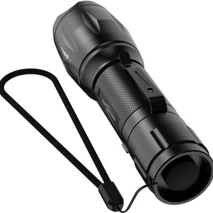 ANSMANN LED-Taschenlampe Action 400 UV, 90/24 Lumen, 3x AAA, schwarz