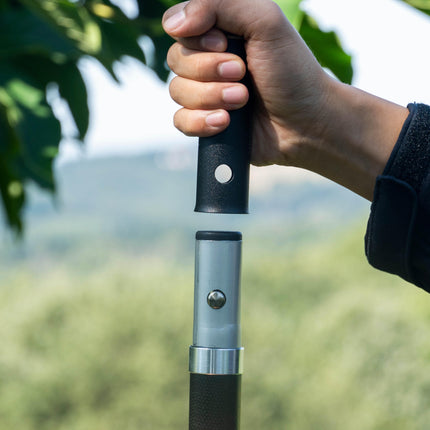 BERGER ArboRapid Teleskopstange 1,45 - 3,80 m Carbon – 1300 g, 3-teilige Carbon-Teleskopstange, Leicht und stabil