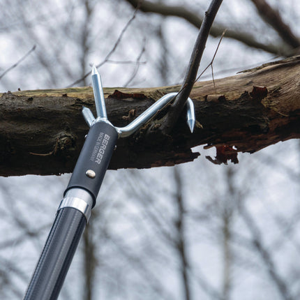 BERGER Schubhaken 200 mm mit Anschlagkralle für ArboRapid Teleskopstangen – 350 g