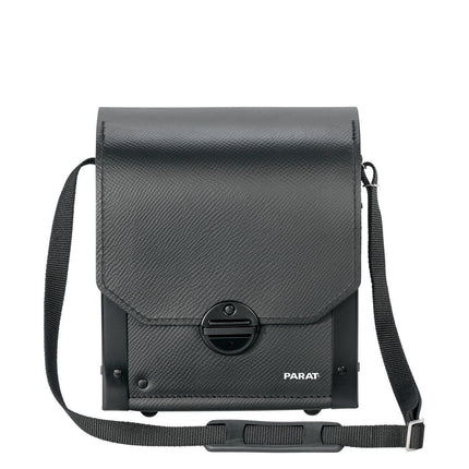 PARAT Werkzeugtasche aus Rindsleder, 8 l, B220xT140xH250 mm, schwarz – strapazierfähigem