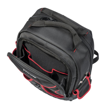 PARAT Werkzeugrucksack 5990830991 - Nylon schwarz/rot, 440 mm hoch – 2,16 kg, Hochwertiges Nylonmaterial