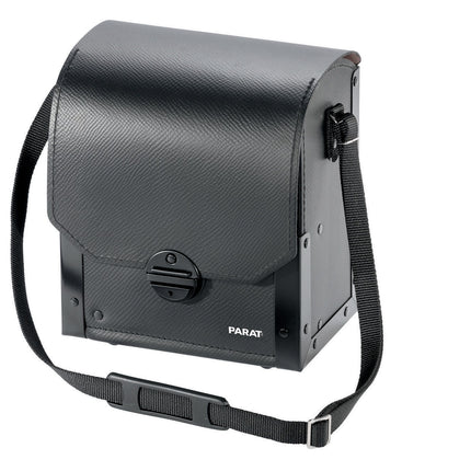 PARAT Werkzeugtasche aus Rindsleder, 8 l, B220xT140xH250 mm, schwarz – strapazierfähigem