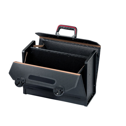 Werkzeugtasche TOP-LINE Plus CP-7, Rindsleder, 24 l, 420 x 185 x 315 mm, schwarz – PARAT