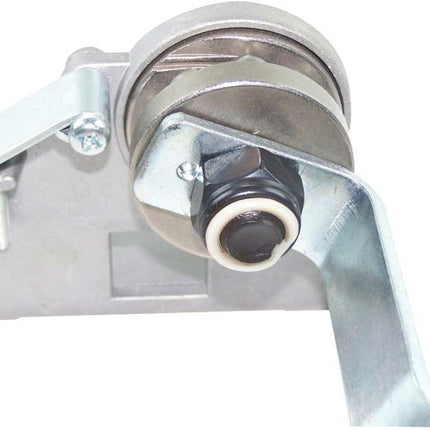 Dengelmaschine L320 x B90 x H110 mm 1080 g Stahl – Schärfen der Sense per Handkurbel