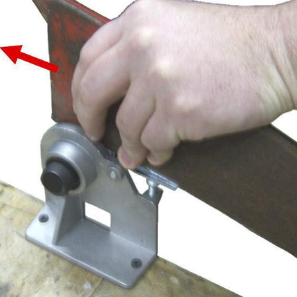 Dengelmaschine L320 x B90 x H110 mm 1080 g Stahl – Schärfen der Sense per Handkurbel