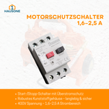 Motorschutzschalter 1,6-2,5 A für Luftkompressor