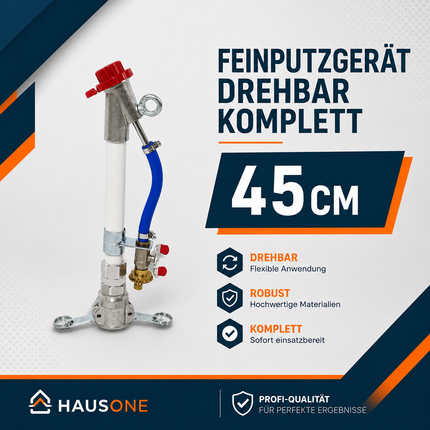 Feinputzgerät Drehbar Komplett
