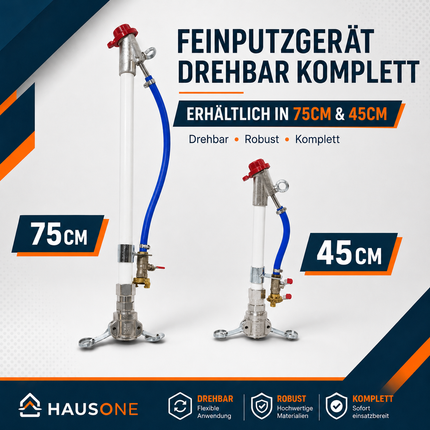 Feinputzgerät Drehbar Komplett