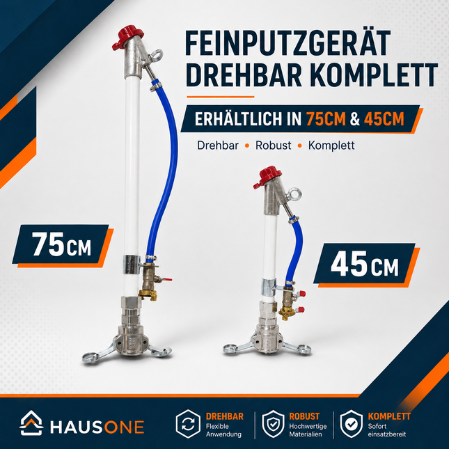 Feinputzgerät Drehbar Komplett