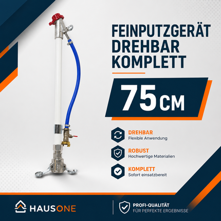 Feinputzgerät Drehbar Komplett