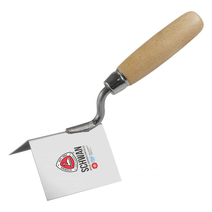 Eckenkelle, außen | 90°, 80x60 mm, rostfrei Außeneckenkelle, Kantenkelle, Eckspachtel 90° Winkel, Eckenkelle