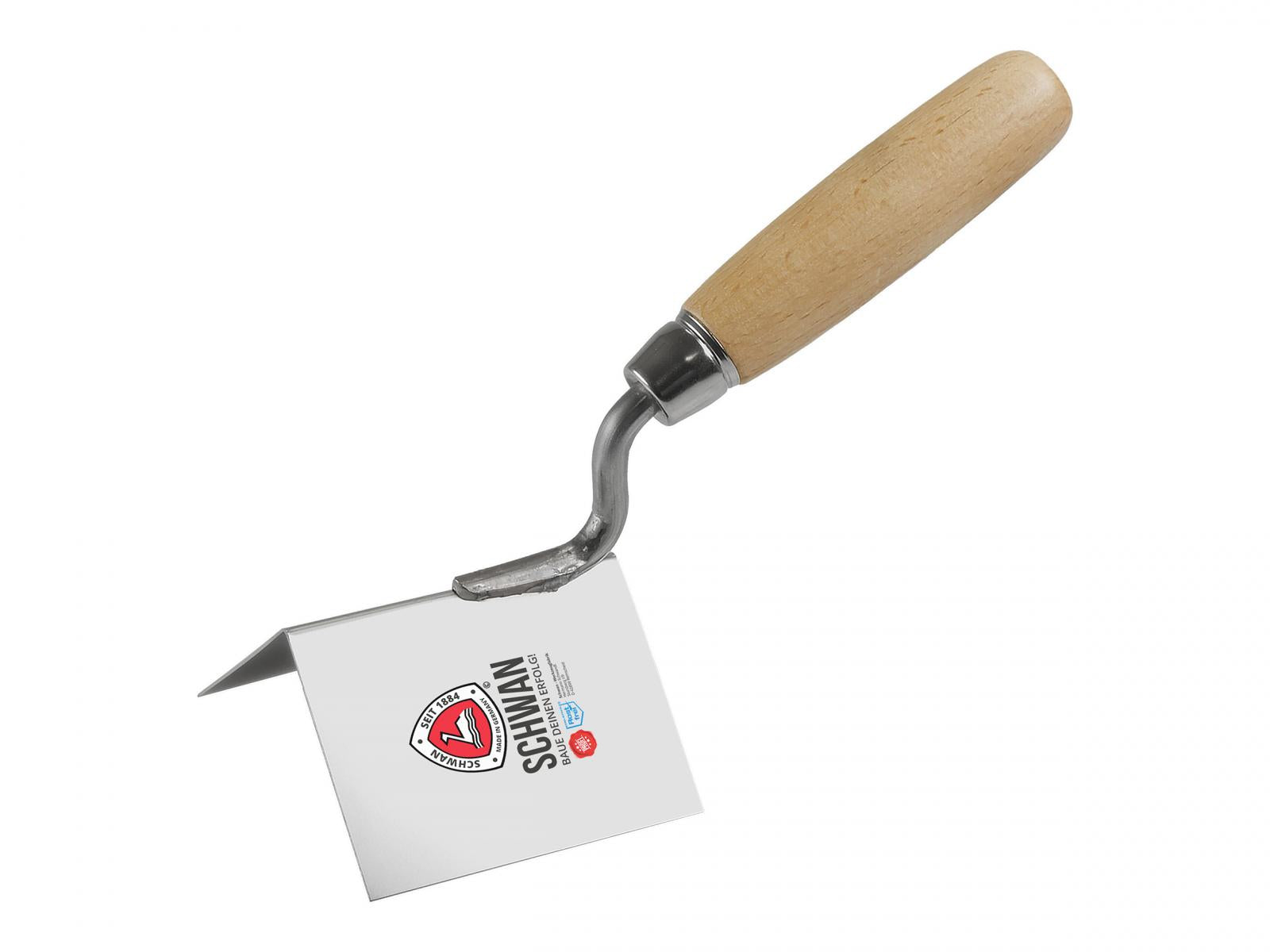 Eckenkelle, außen | 90°, 80x60 mm, rostfrei Außeneckenkelle, Kantenkelle, Eckspachtel 90° Winkel, Eckenkelle