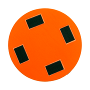 Schwammscheibe superfein mit Klett 400 x 50 mm orange (Eibenstock etc.)