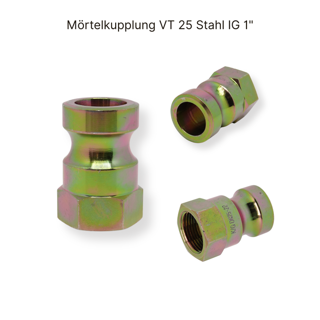 Kupplung VT 25mm und 35mm 1" IG