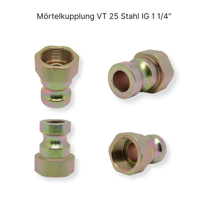 Kupplung VT 25mm und 35mm 1" IG