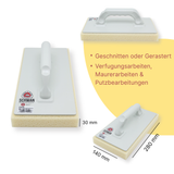 Hydro Schwammbrett - geschnitten / gerastert 280 x 140 x 30 mm