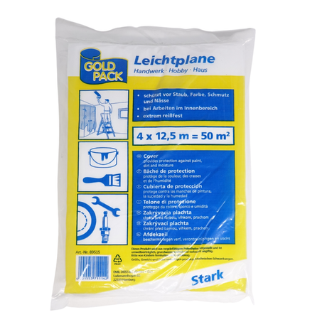 HDPE Abdeckplane „Leicht“ ca. 7 µm ( 4 x 12,5 m)