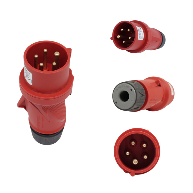 MENNEKES PowerTOP® Xtra CEE-Stecker 13506, 16 A, 4-polig (3P + PE), 400 V, IP54